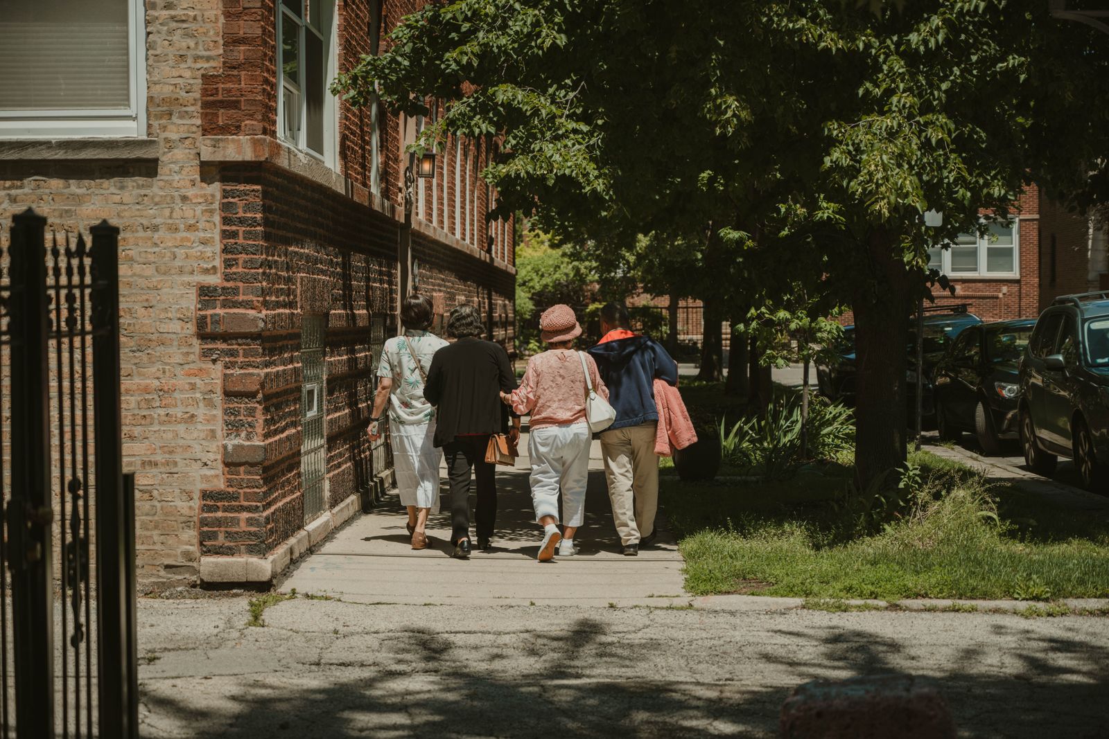 A Kansas City neighborhood street